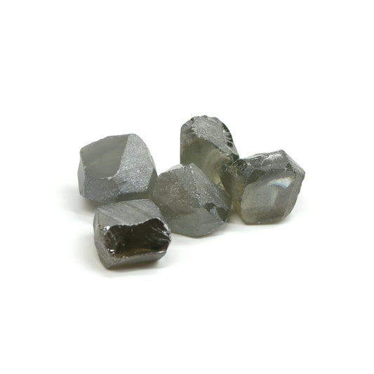 Grey Synthetic Rutile Grade A - Faceting Rough