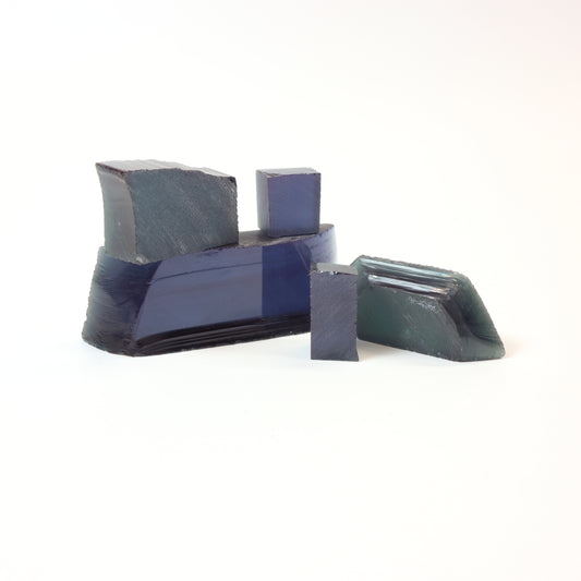 Synthetic Alexandrite Gemstone Rough - Green