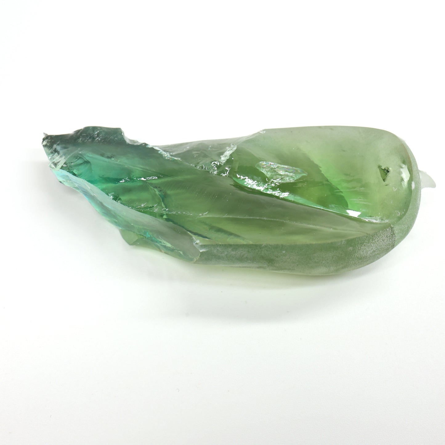 Synthetic Corundum Rough – Varied Green-Blue Chunks with Cracks (Special Purchase)
