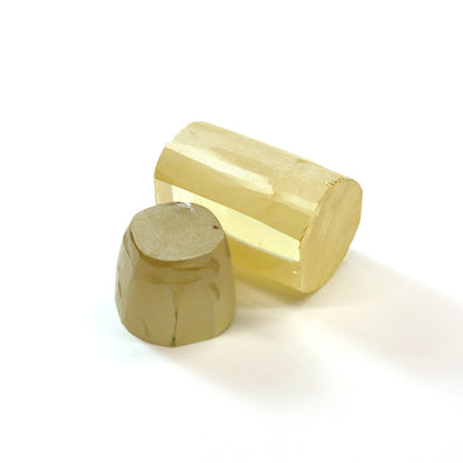 Near Colorless Large Synthetic Rutile Grade A - Faceting Rough