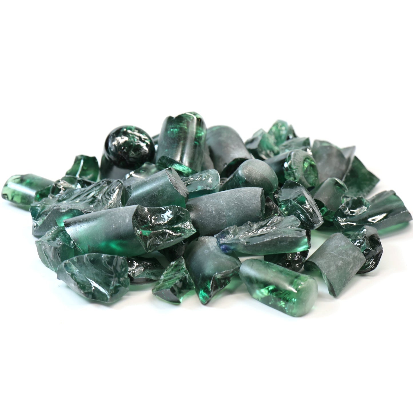 Tourmaline Green (Cracked) #85 Lab Created Corundum Sapphire  - Blind Pours