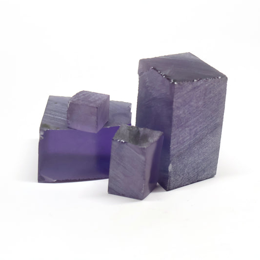 Purple Color-Change Czochralski Pulled Sapphire - Faceting Rough