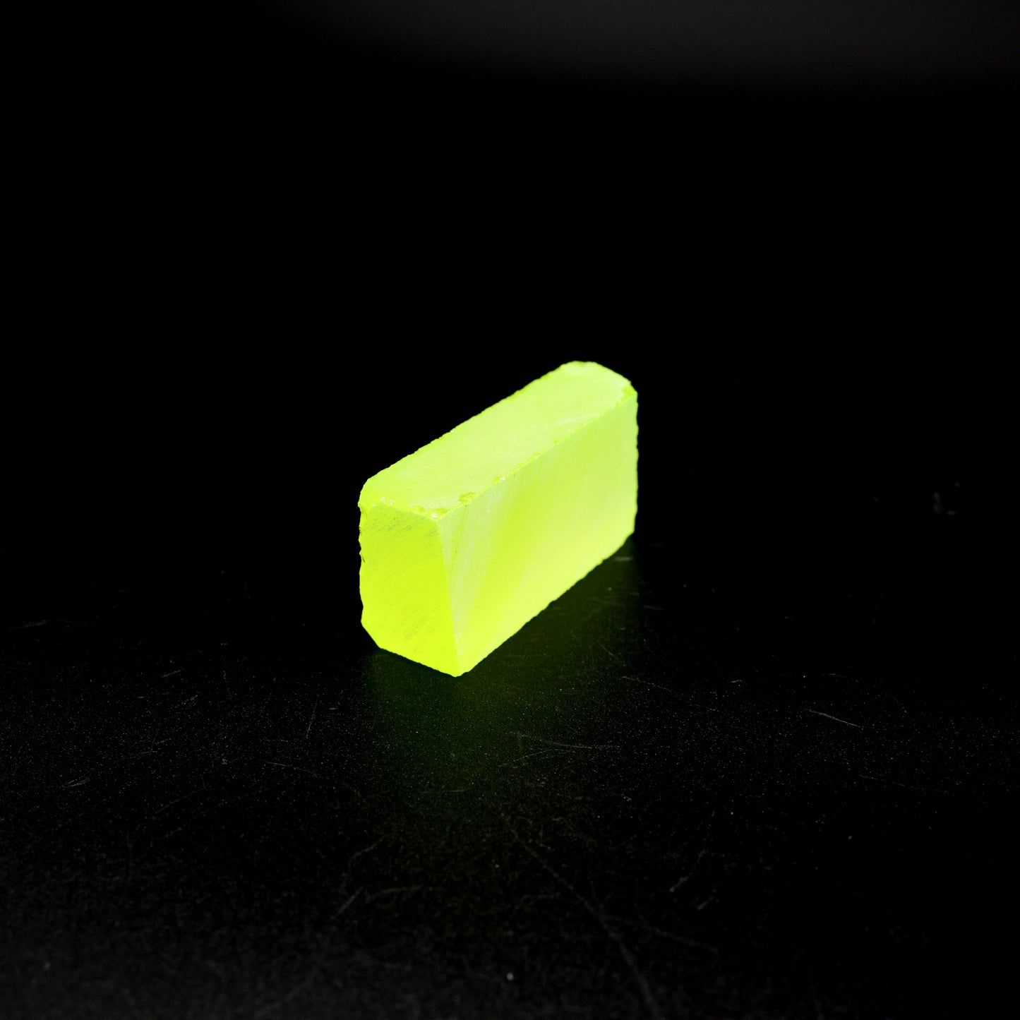 Lab-Grown LuAG Garnet – Intense UV Reactive Gemstone Rough