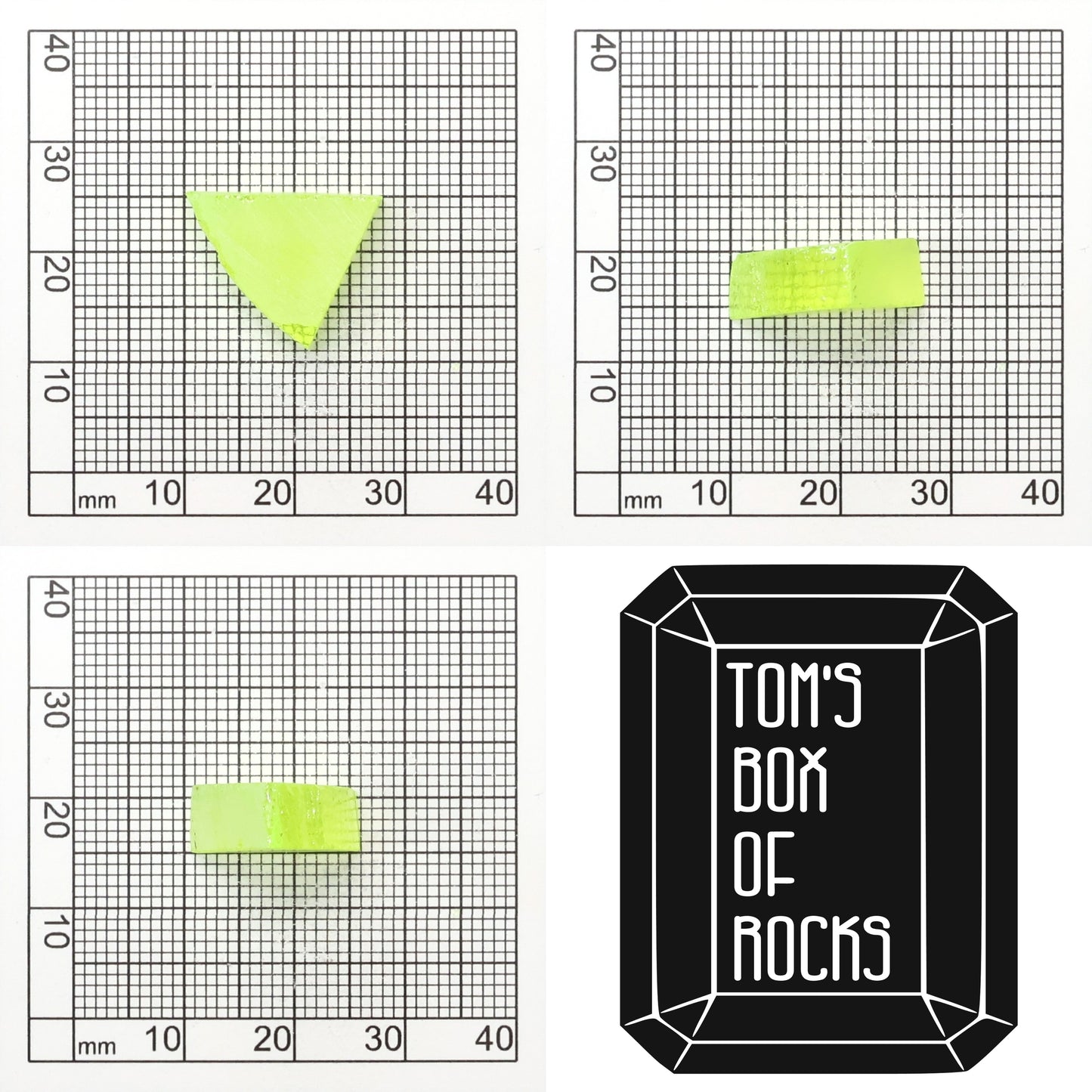 Lab-Grown LuAG Garnet – Intense UV Reactive Gemstone Rough