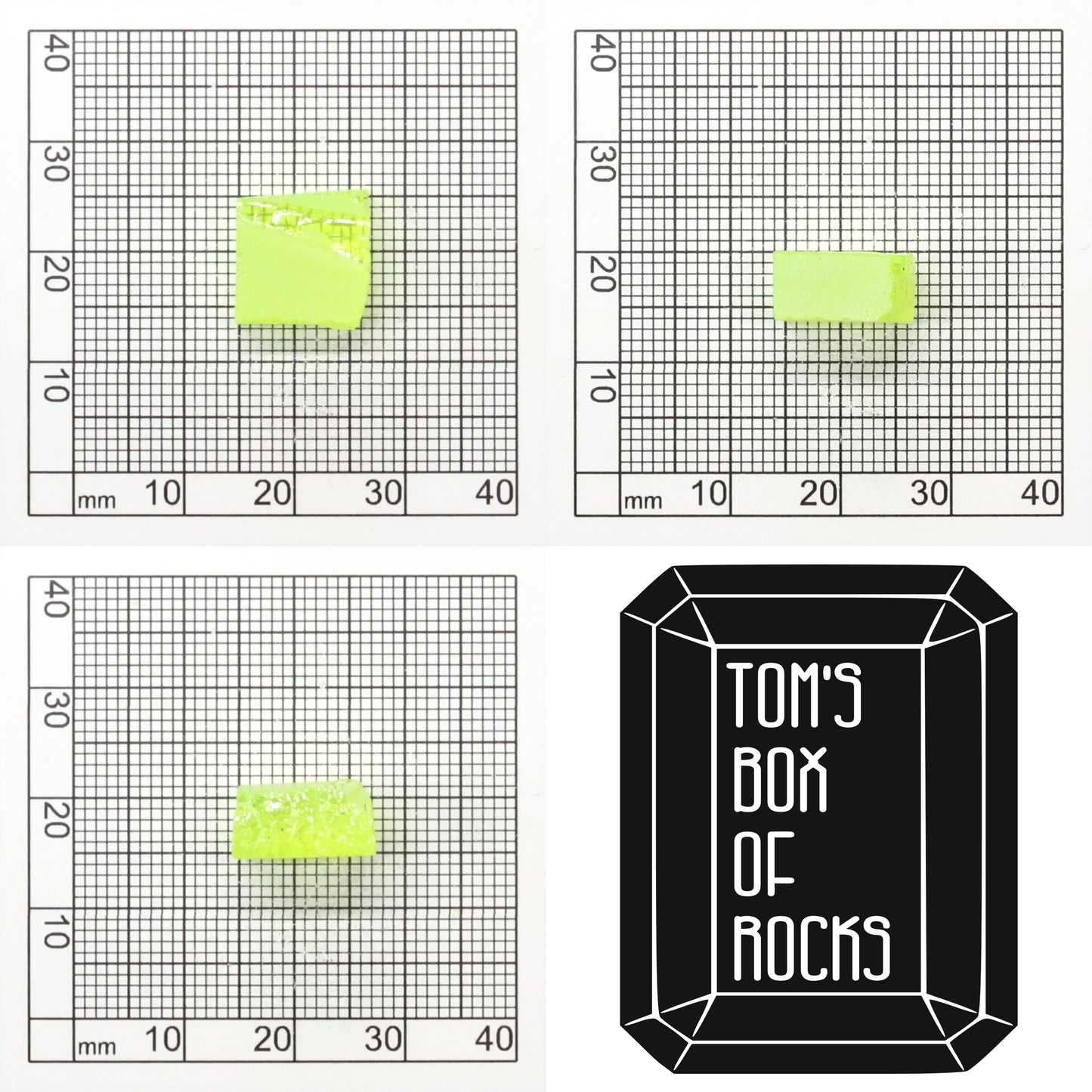 Lab-Grown LuAG Garnet – Intense UV Reactive Gemstone Rough