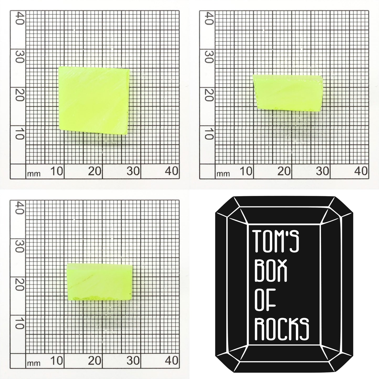 Lab-Grown LuAG Garnet – Intense UV Reactive Gemstone Rough