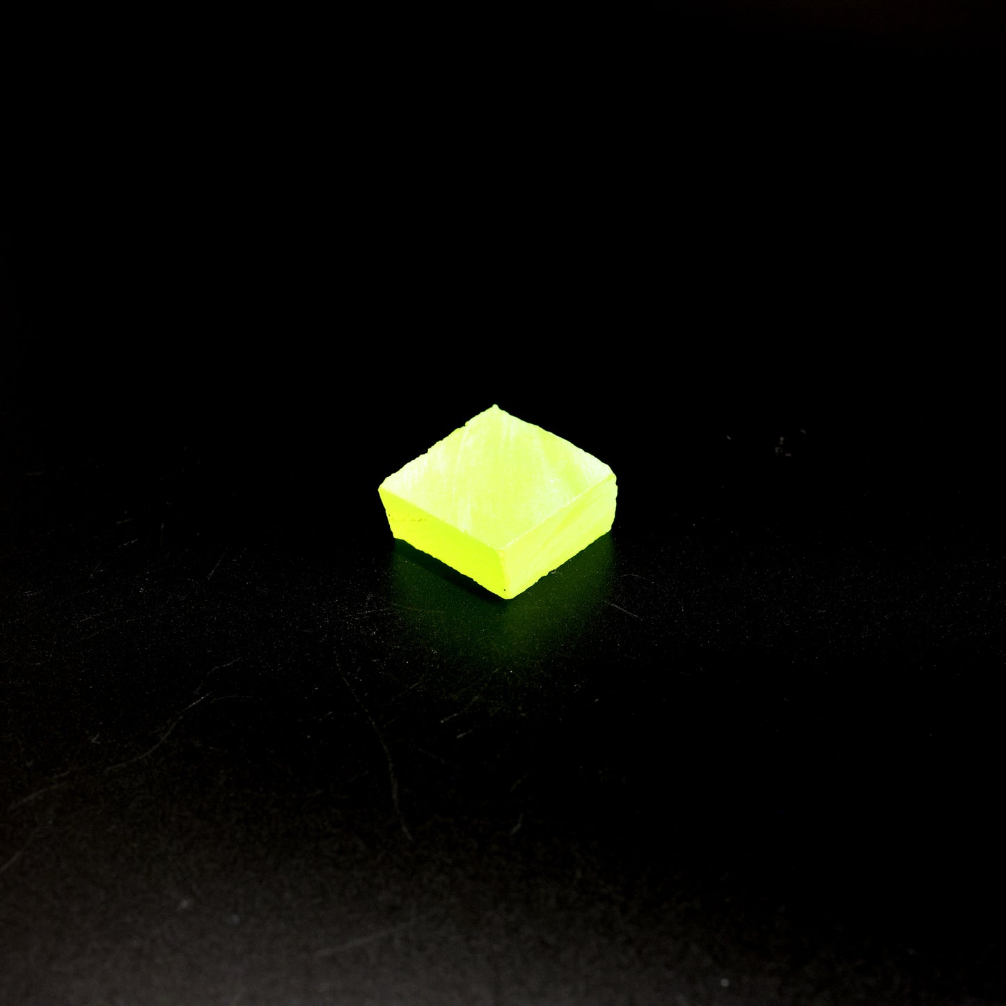 Lab-Grown LuAG Garnet – Intense UV Reactive Gemstone Rough