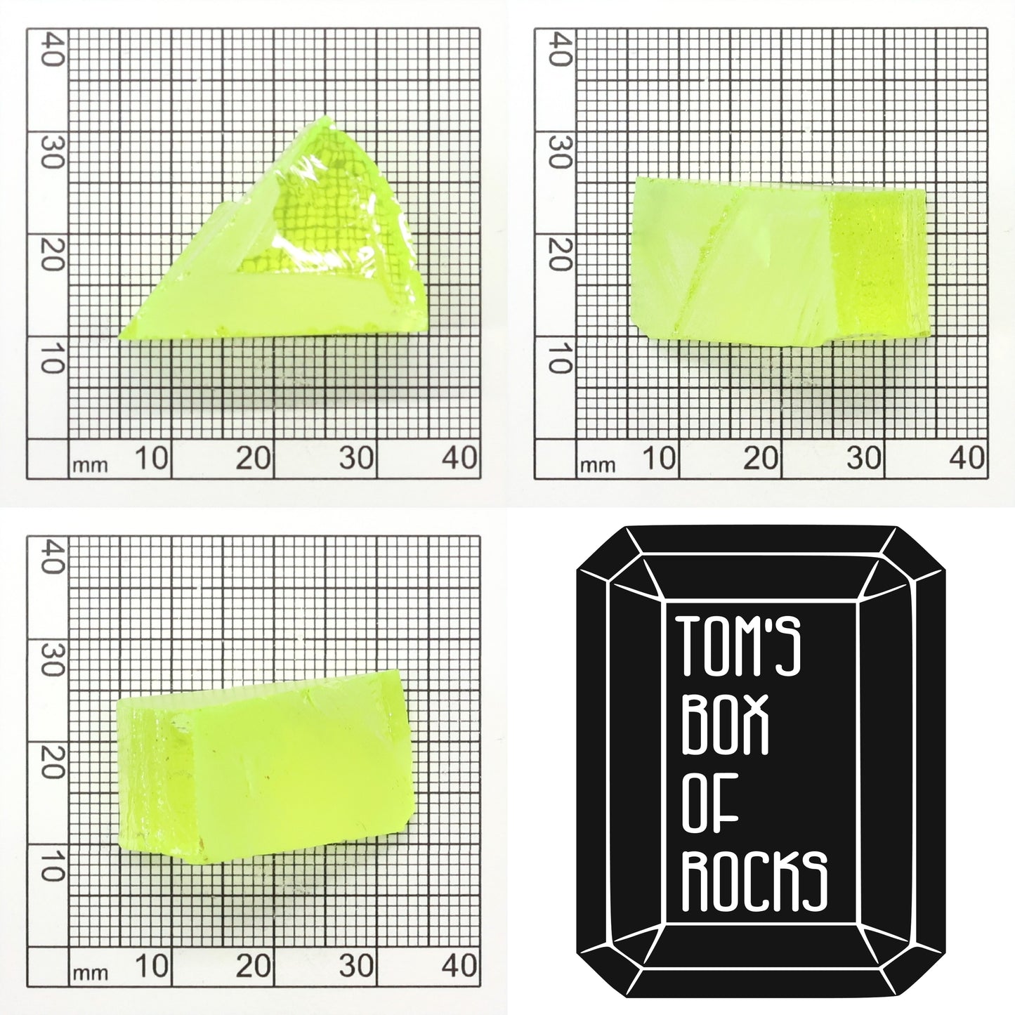 Lab-Grown LuAG Garnet – Intense UV Reactive Gemstone Rough