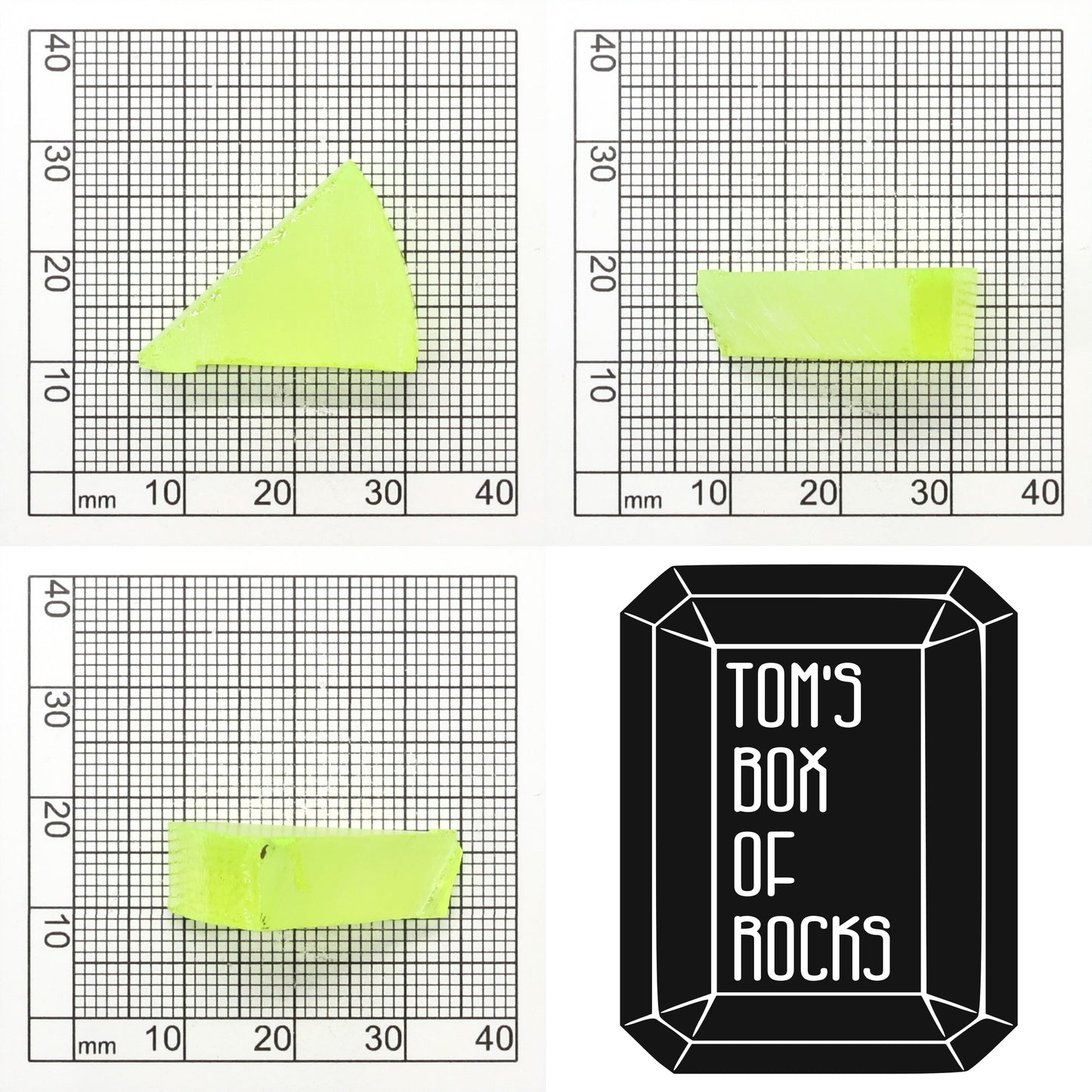 Lab-Grown LuAG Garnet – Intense UV Reactive Gemstone Rough