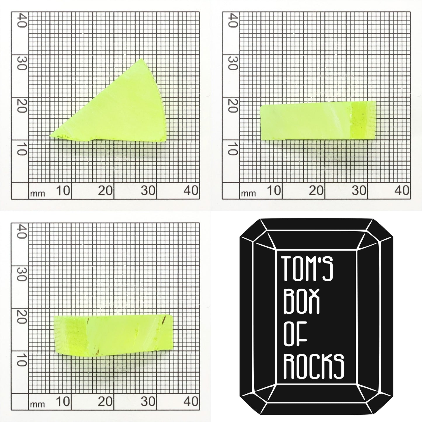 Lab-Grown LuAG Garnet – Intense UV Reactive Gemstone Rough