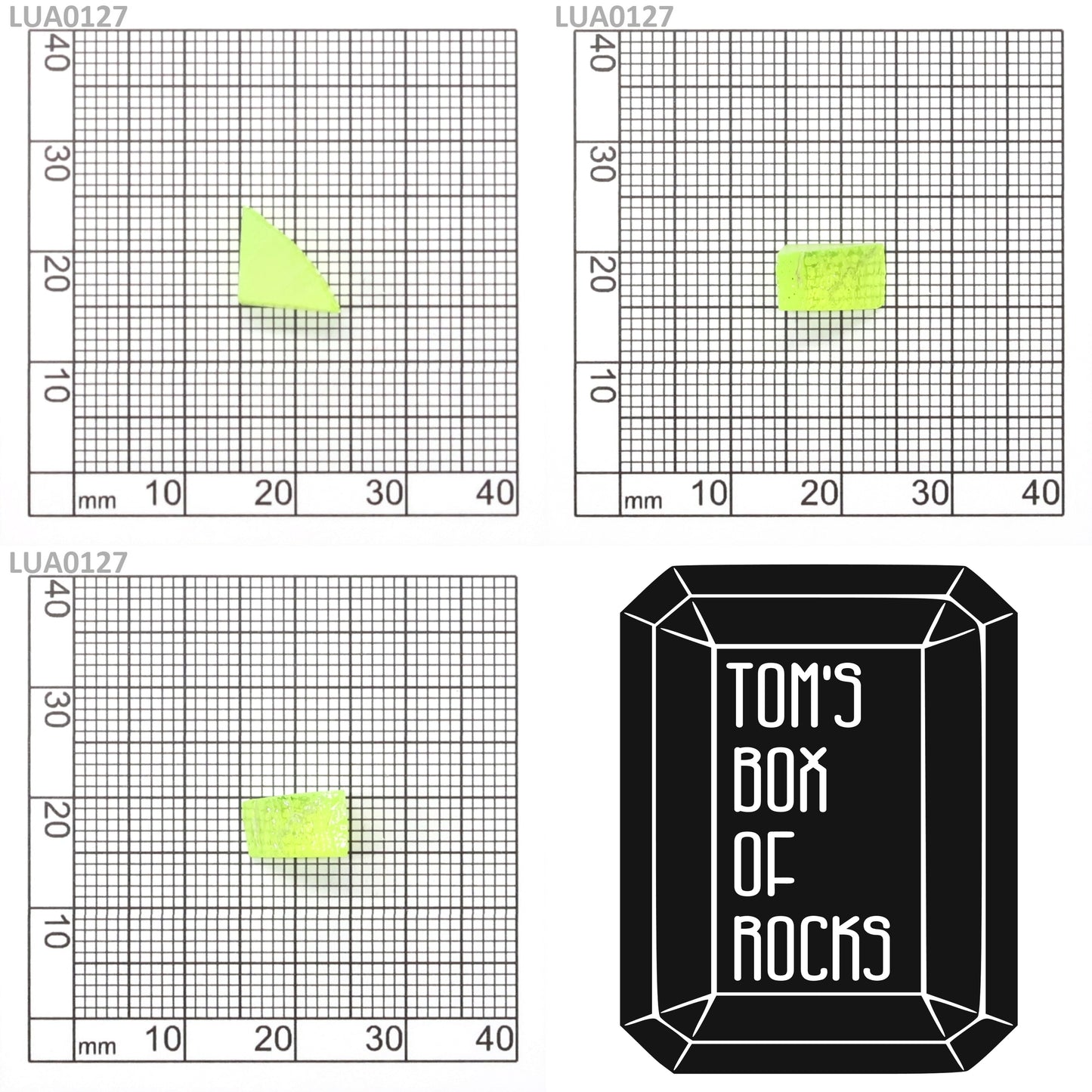 Lab-Grown LuAG Garnet – Intense UV Reactive Gemstone Rough