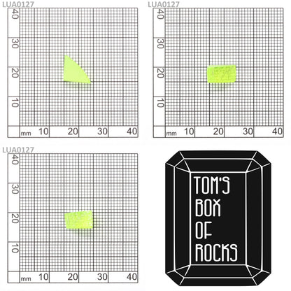 Lab-Grown LuAG Garnet – Intense UV Reactive Gemstone Rough
