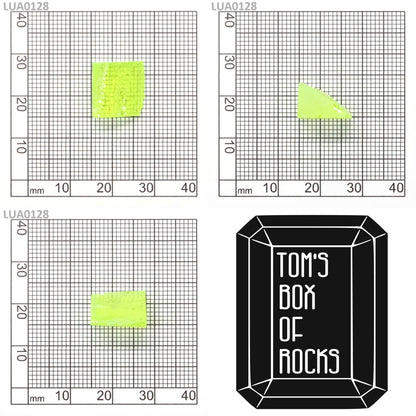 Lab-Grown LuAG Garnet – Intense UV Reactive Gemstone Rough