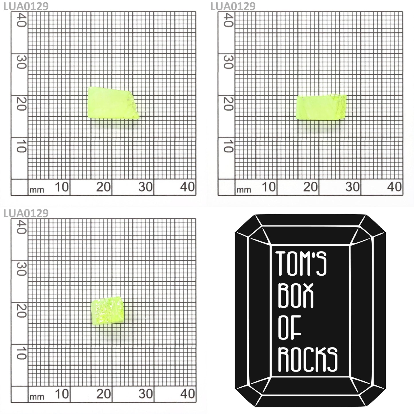 Lab-Grown LuAG Garnet – Intense UV Reactive Gemstone Rough