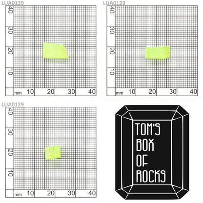 Lab-Grown LuAG Garnet – Intense UV Reactive Gemstone Rough
