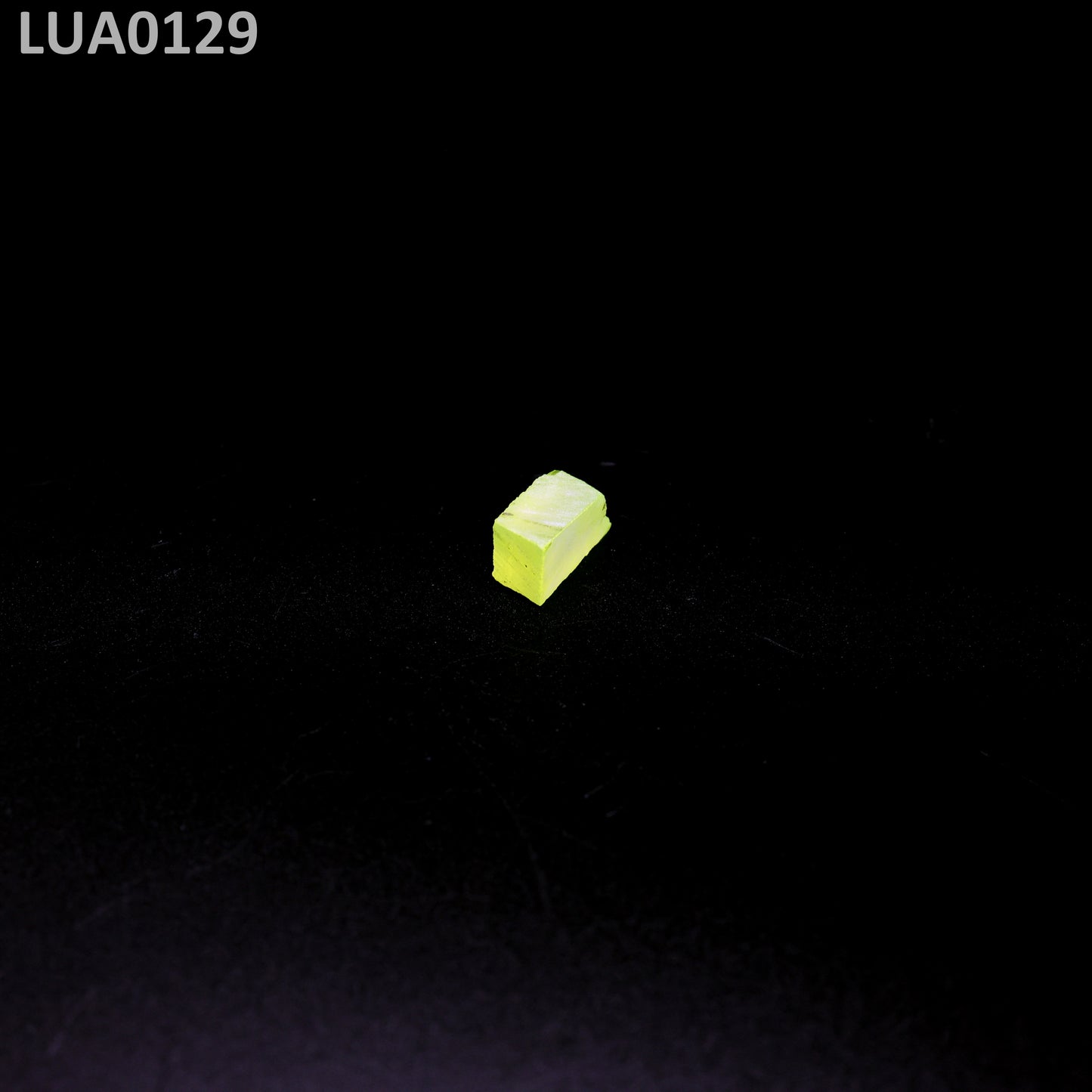 Lab-Grown LuAG Garnet – Intense UV Reactive Gemstone Rough