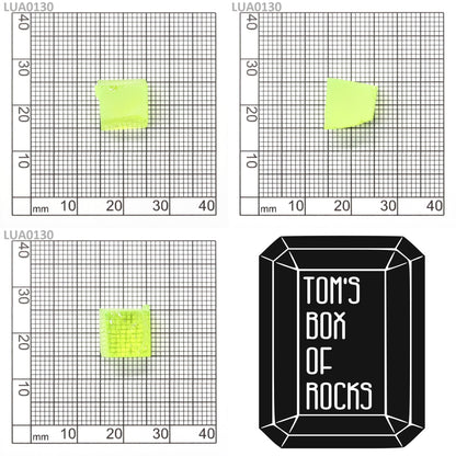 Lab-Grown LuAG Garnet – Intense UV Reactive Gemstone Rough