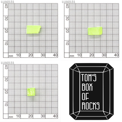 Lab-Grown LuAG Garnet – Intense UV Reactive Gemstone Rough