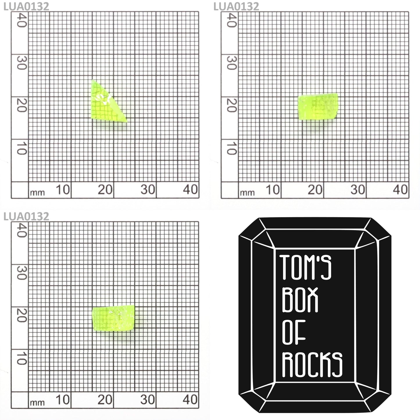 Lab-Grown LuAG Garnet – Intense UV Reactive Gemstone Rough