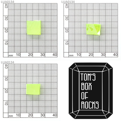 Lab-Grown LuAG Garnet – Intense UV Reactive Gemstone Rough