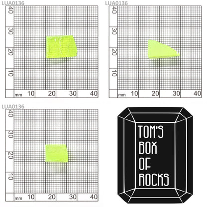 Lab-Grown LuAG Garnet – Intense UV Reactive Gemstone Rough