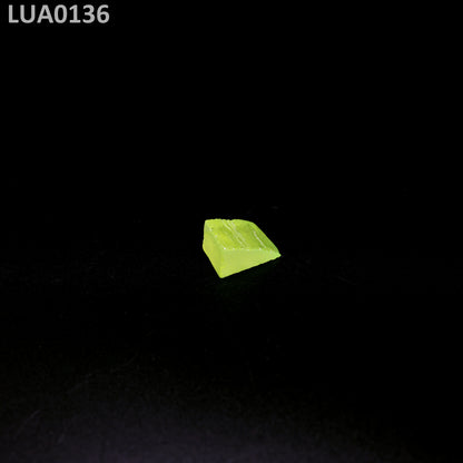 Lab-Grown LuAG Garnet – Intense UV Reactive Gemstone Rough