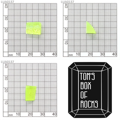 Lab-Grown LuAG Garnet – Intense UV Reactive Gemstone Rough