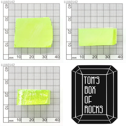 Lab-Grown LuAG Garnet – Intense UV Reactive Gemstone Rough