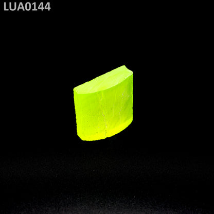 Lab-Grown LuAG Garnet – Intense UV Reactive Gemstone Rough