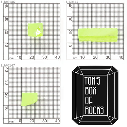 Lab-Grown LuAG Garnet – Intense UV Reactive Gemstone Rough