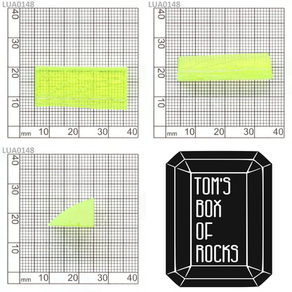 Lab-Grown LuAG Garnet – Intense UV Reactive Gemstone Rough