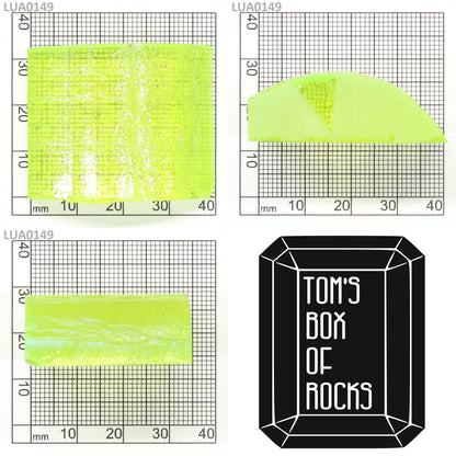 Lab-Grown LuAG Garnet – Intense UV Reactive Gemstone Rough