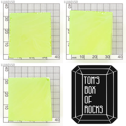 Lab-Grown LuAG Garnet – Intense UV Reactive Gemstone Rough