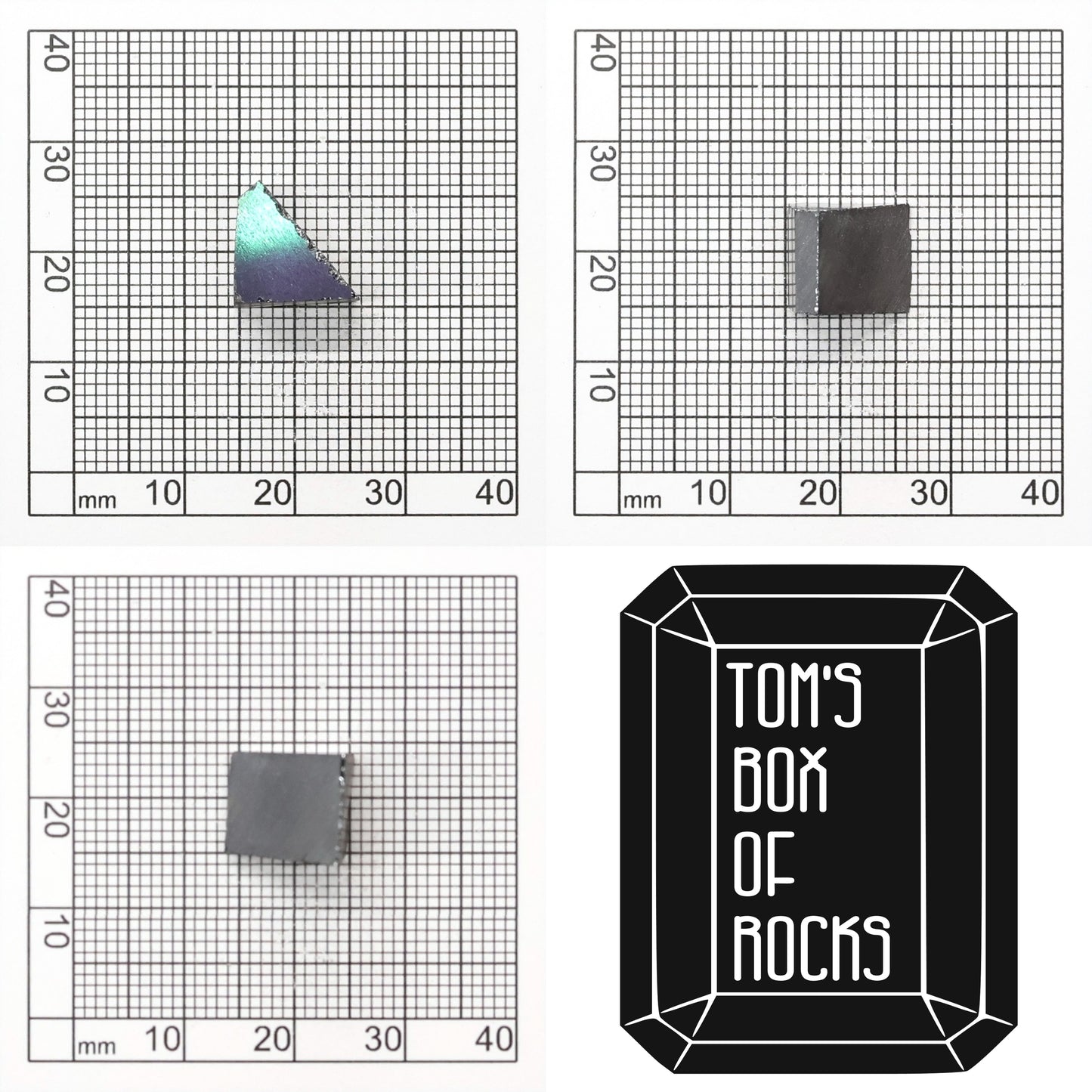 Black Moissanite - Grade A - Faceting Rough