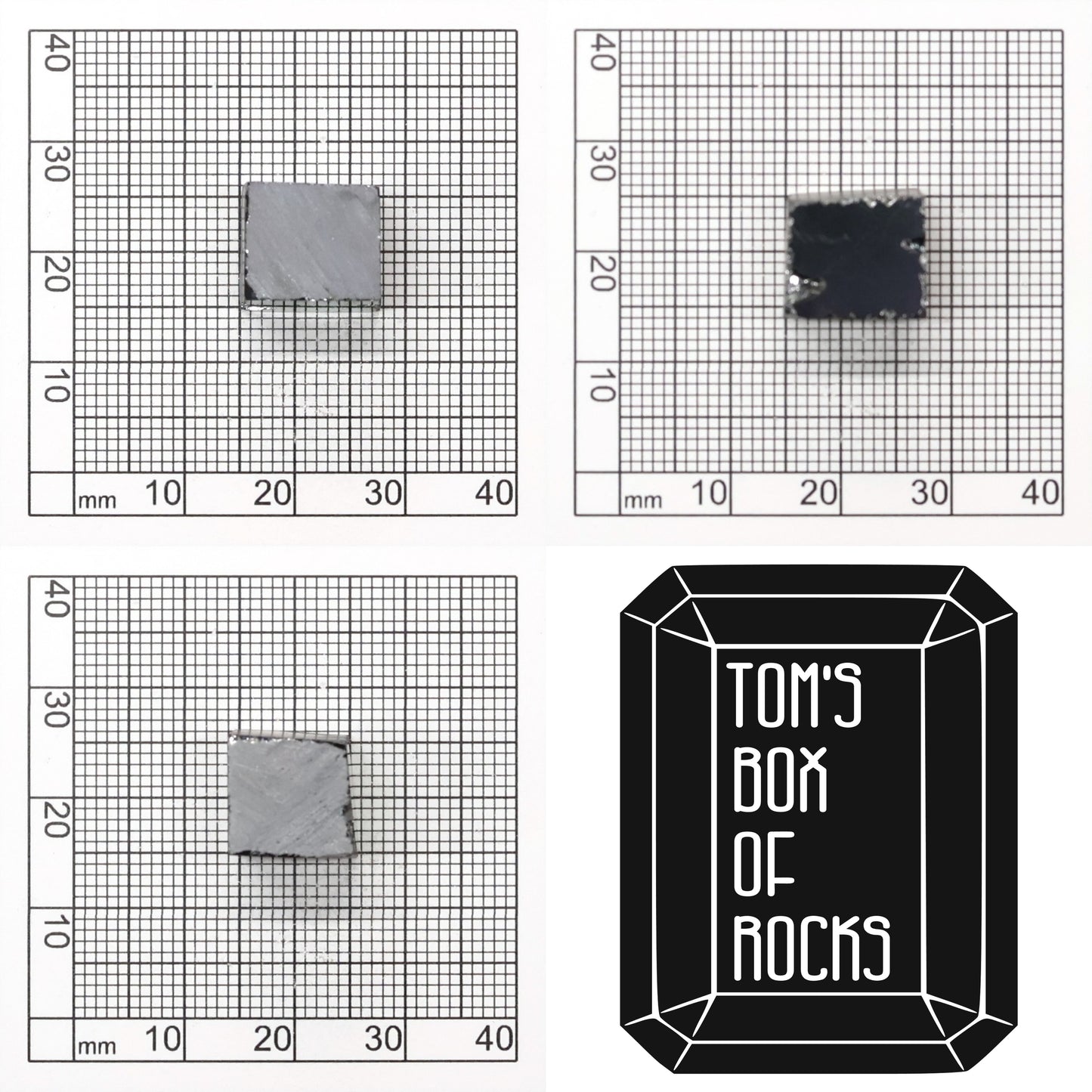 Black Moissanite - Grade A - Faceting Rough