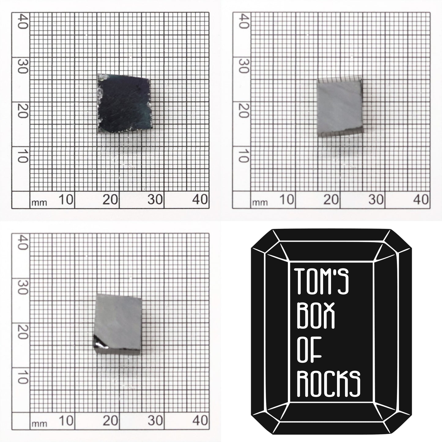 Black Moissanite - Grade A - Faceting Rough