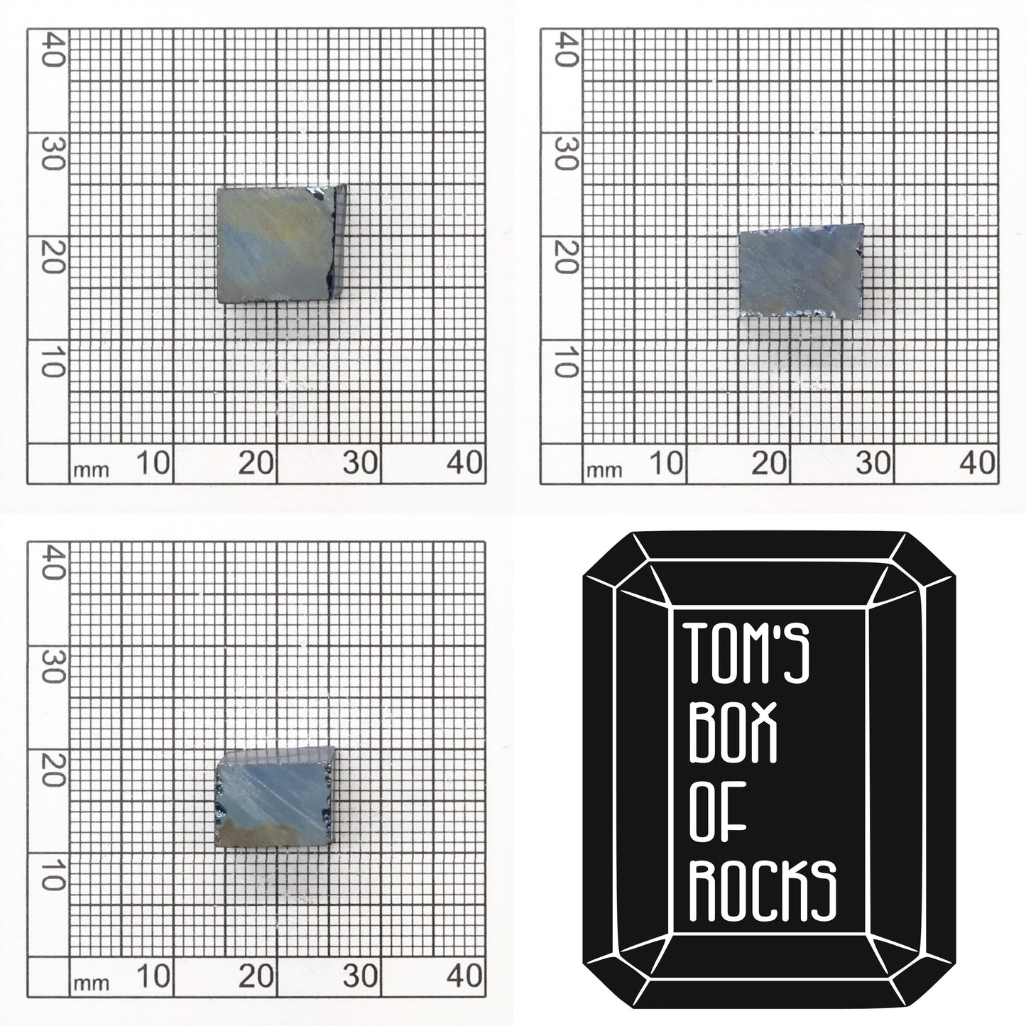 Blue Moissanite - Grade A - Faceting Rough