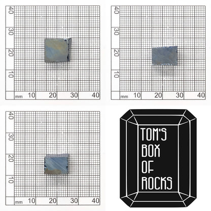 Blue Moissanite - Grade A - Faceting Rough