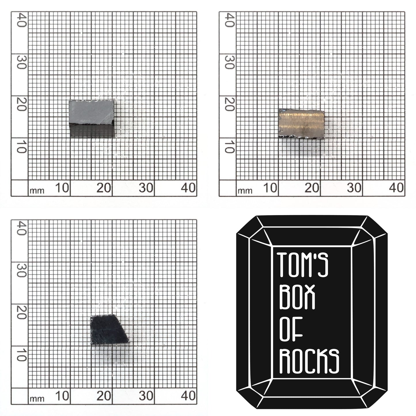 Black Moissanite - Grade A - Faceting Rough