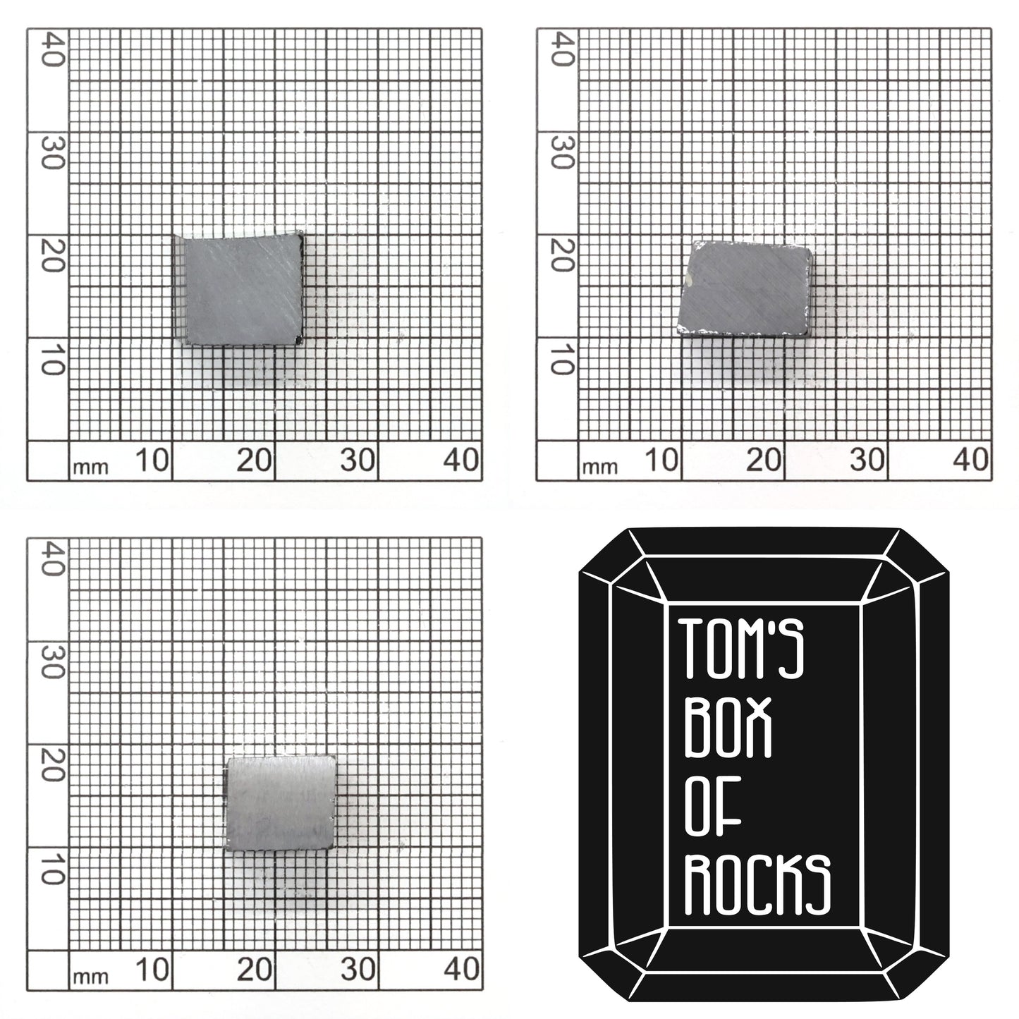 Black Moissanite - Grade A - Faceting Rough