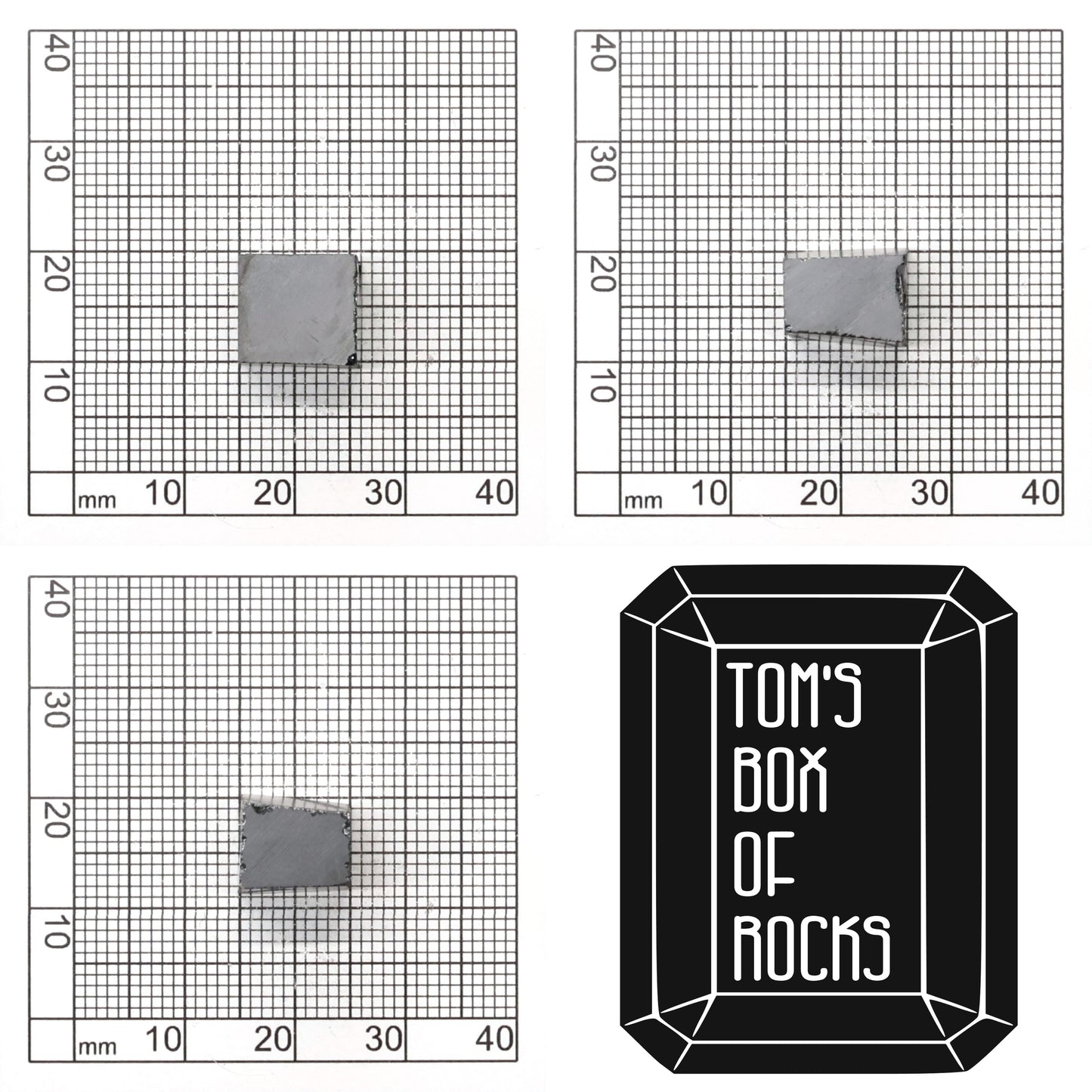 Black Moissanite - Grade A - Faceting Rough
