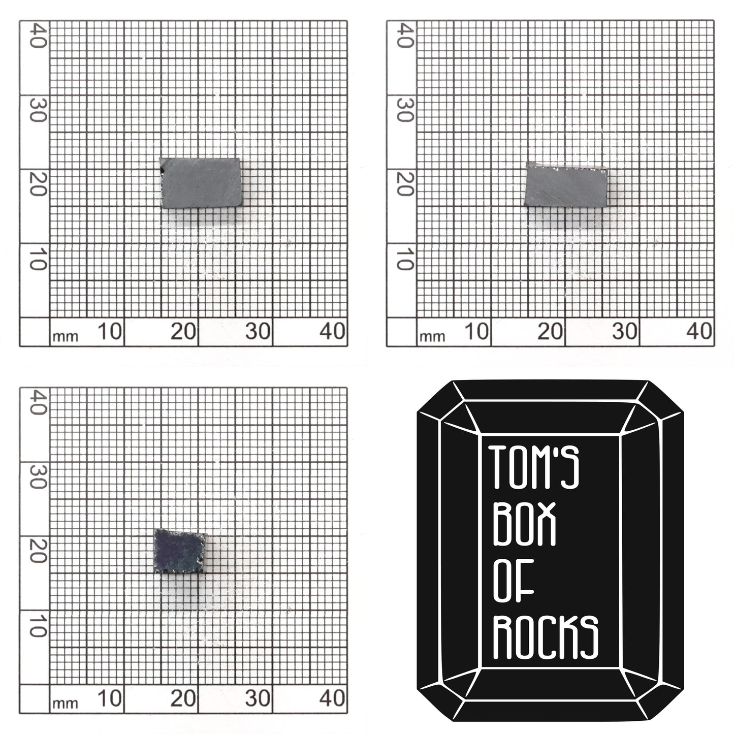 Black Moissanite - Grade A - Faceting Rough