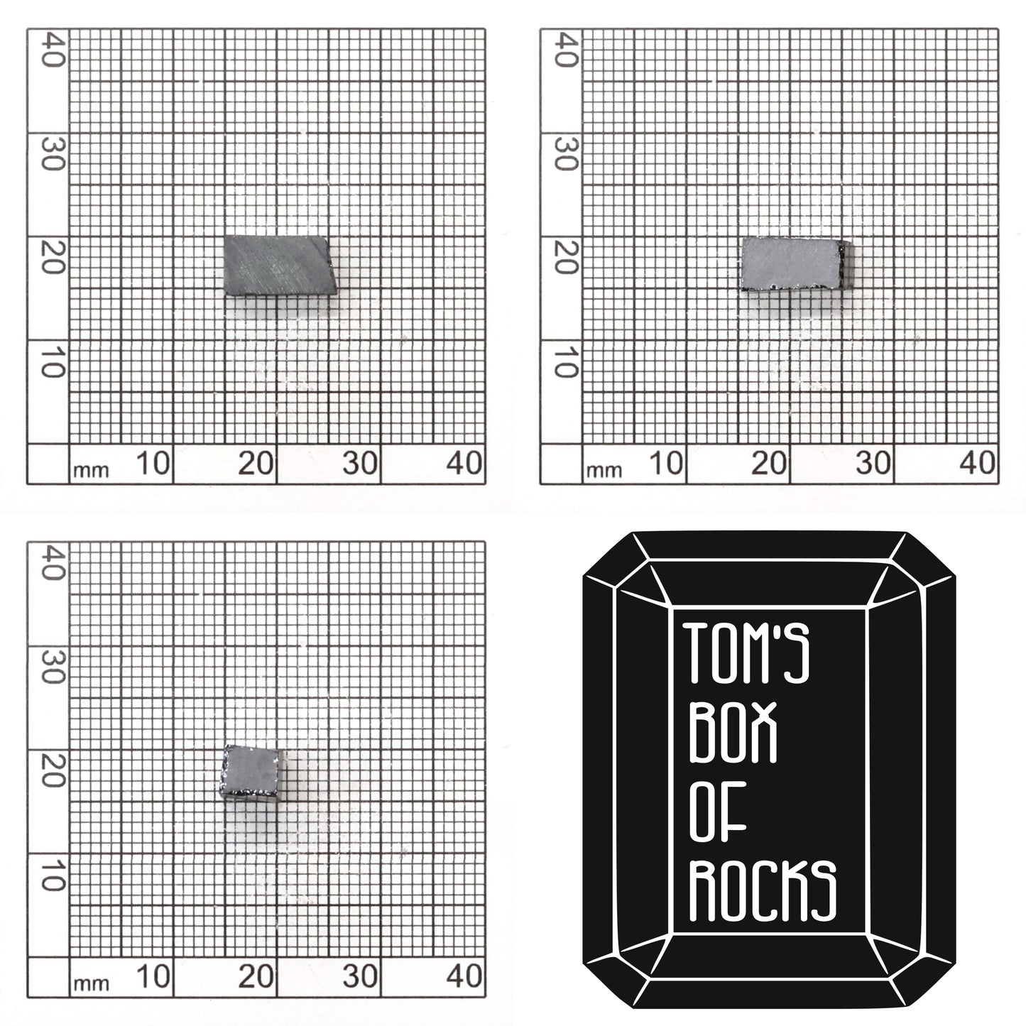 Black Moissanite - Grade A - Faceting Rough