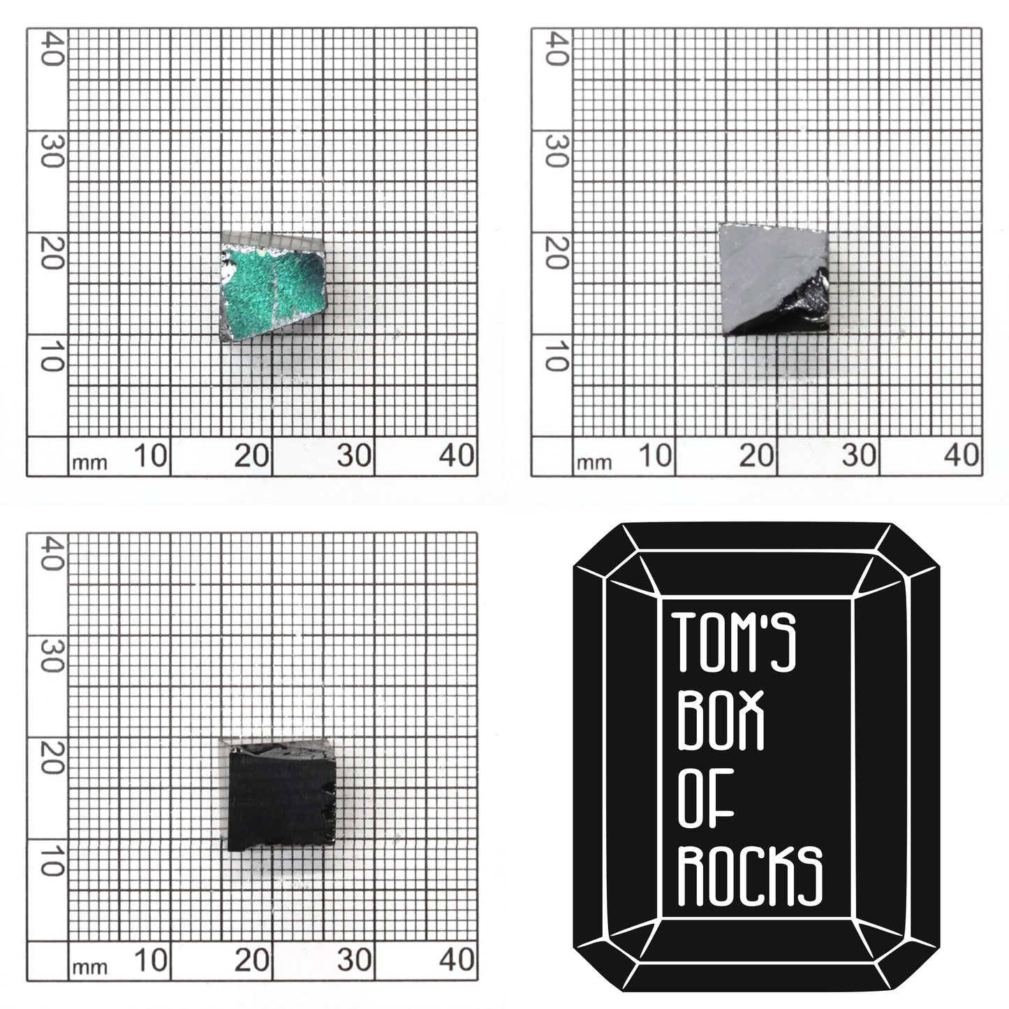 Black Moissanite - Grade A - Faceting Rough