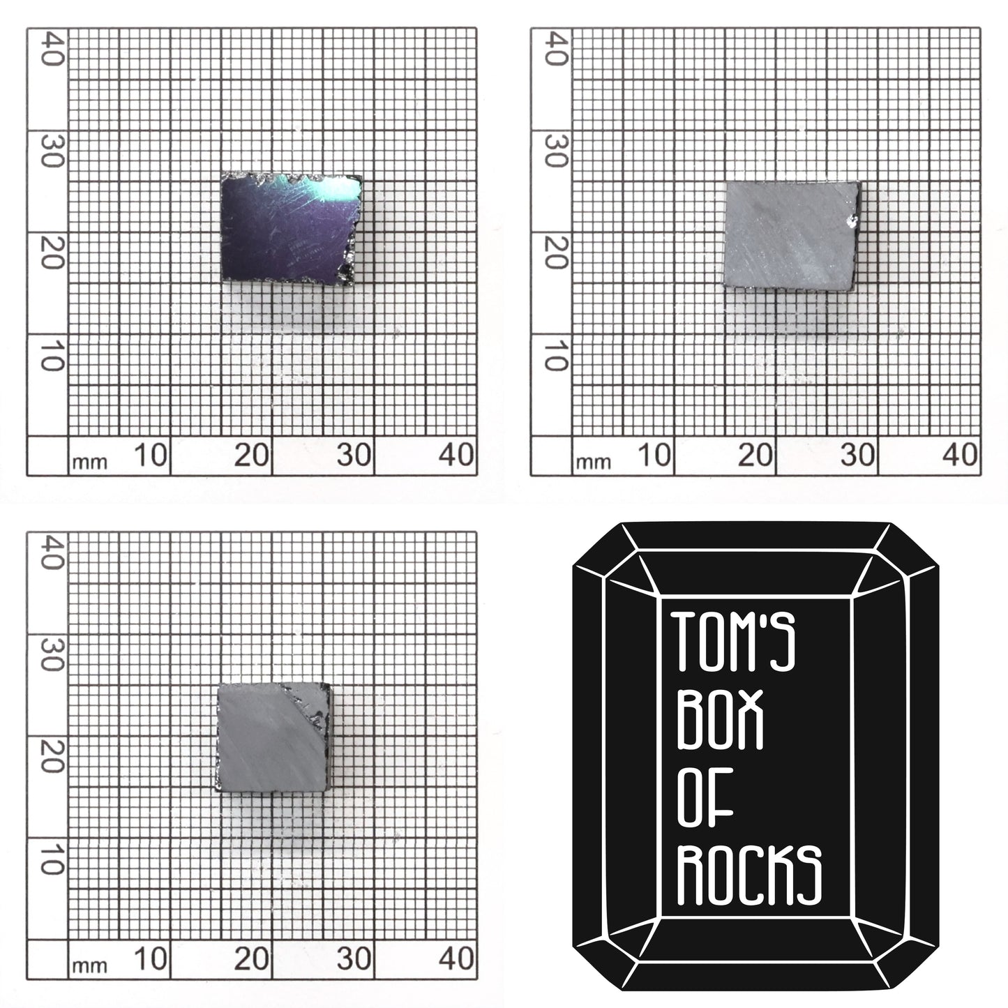 Black Moissanite - Grade A - Faceting Rough