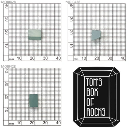 Cyan Moissanite - Grade A - Faceting Rough