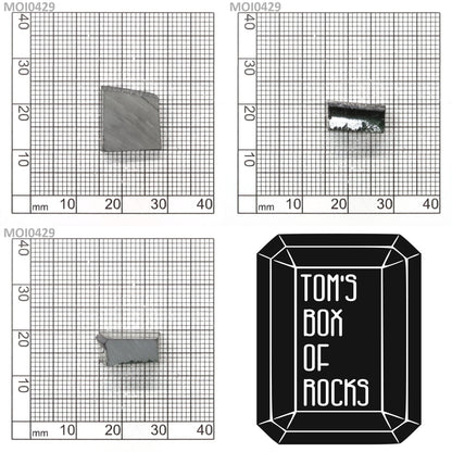 Cyan Moissanite - Grade A - Faceting Rough