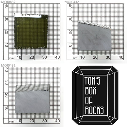 Cyan Moissanite - Grade A - Faceting Rough