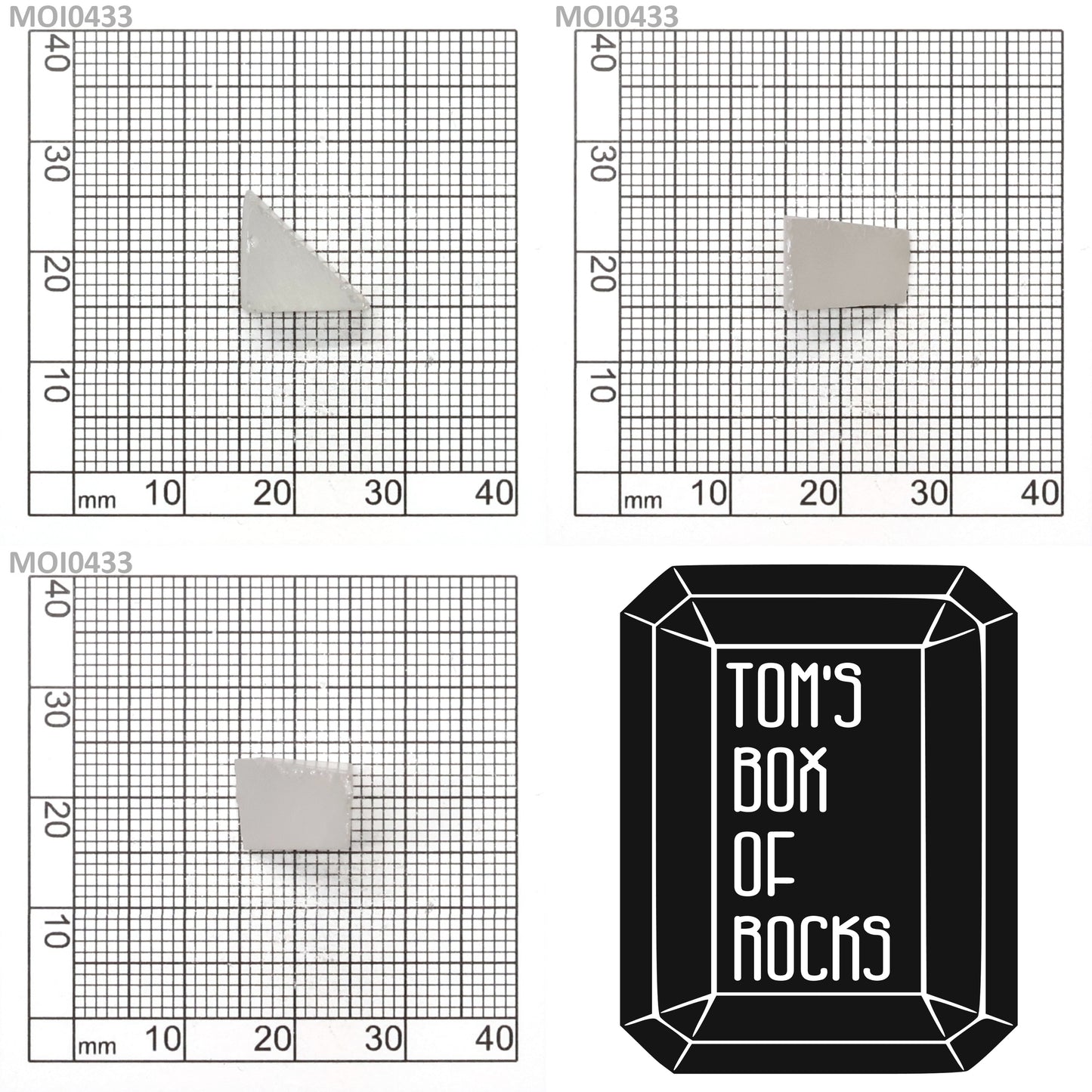 White DEF Color Moissanite - Grade A - Faceting Rough