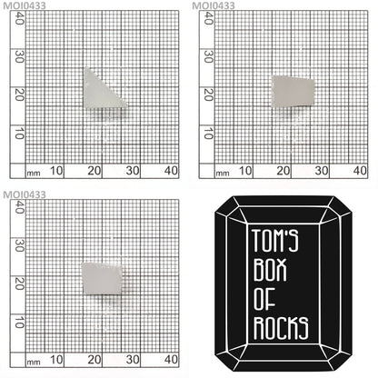 White DEF Color Moissanite - Grade A - Faceting Rough